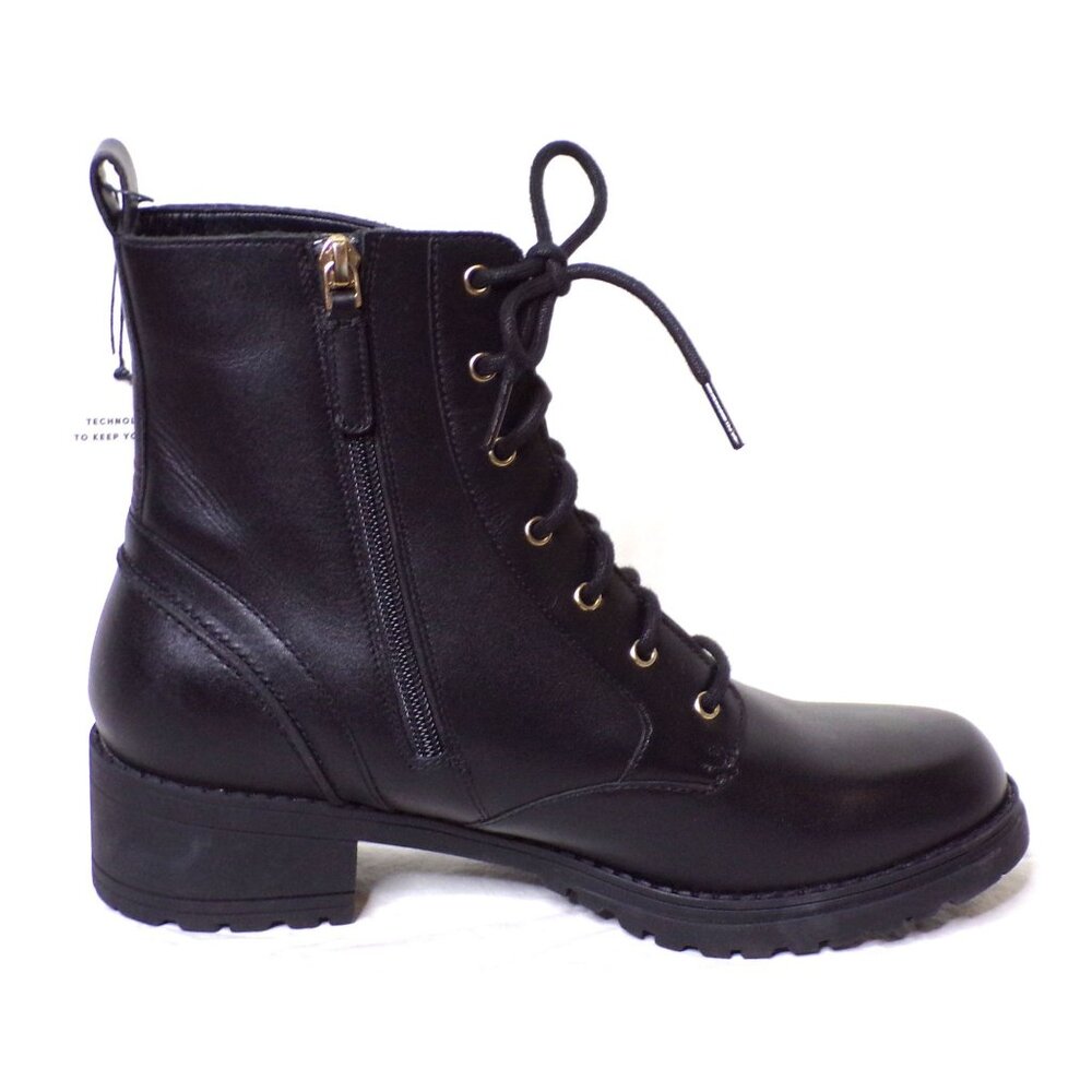 🆕 COLE HAAN Camea Ankle Moto Combat Waterproof Boot 7.5 Black - Picture 10 of 13